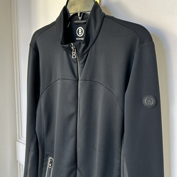 Bogner Women’s Black full zip Jacket Mid Layer Size Large - Picture 2 of 12